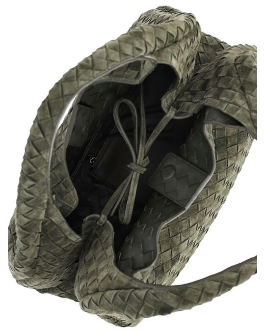 Bottega Veneta Green Large Handbag "Campana"