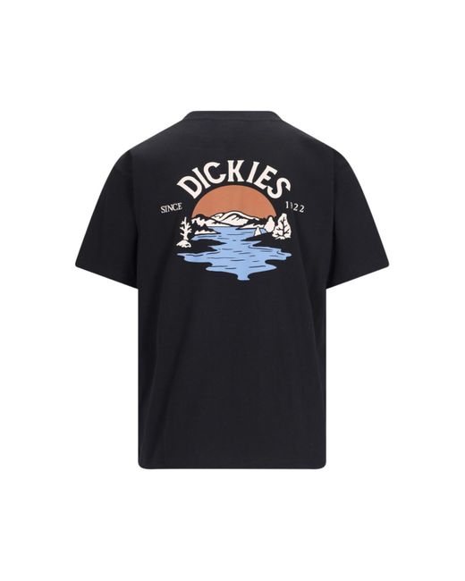 T-Shirt "Beach" di Dickies in Black da Uomo