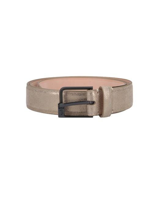 Maison Margiela Multicolor Cream Belt With Minimalist Design And Classic Buckle