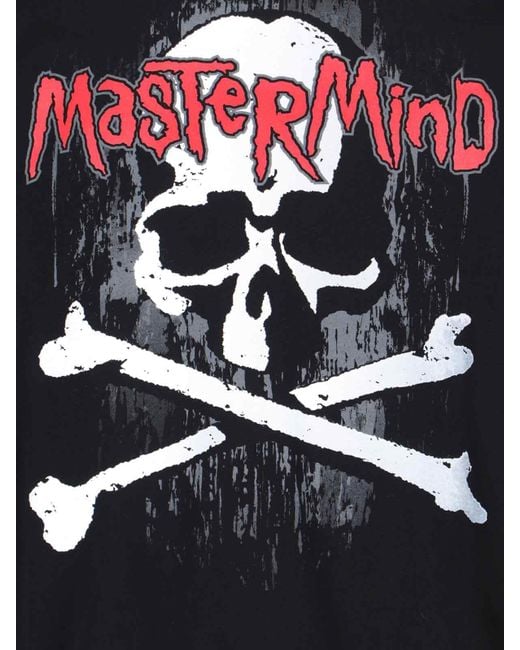 Mastermind Japan Black "skull Print" T-shirt for men