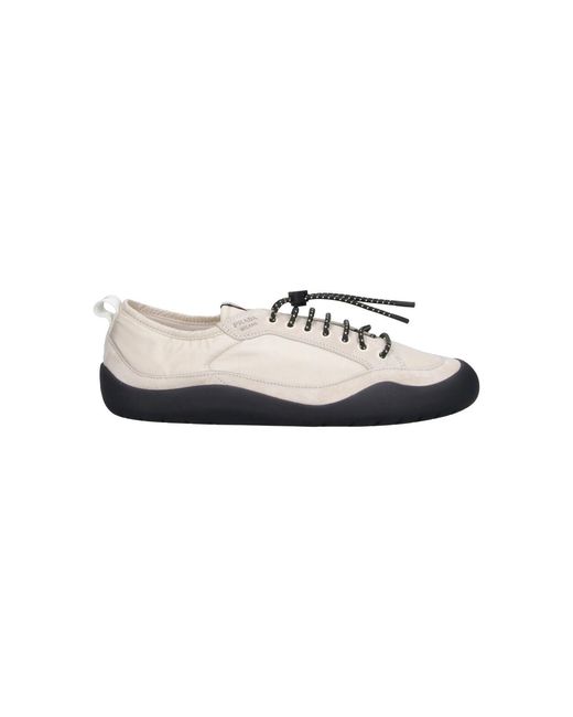 Prada White Sneakers "Speedrock" for men