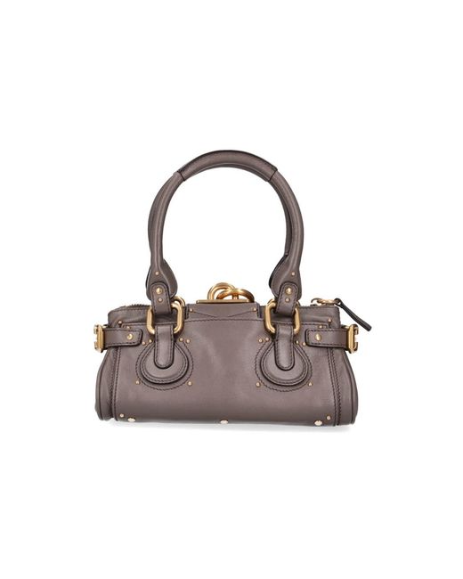 Chloé White Small Shoulder Bag "Paddington"
