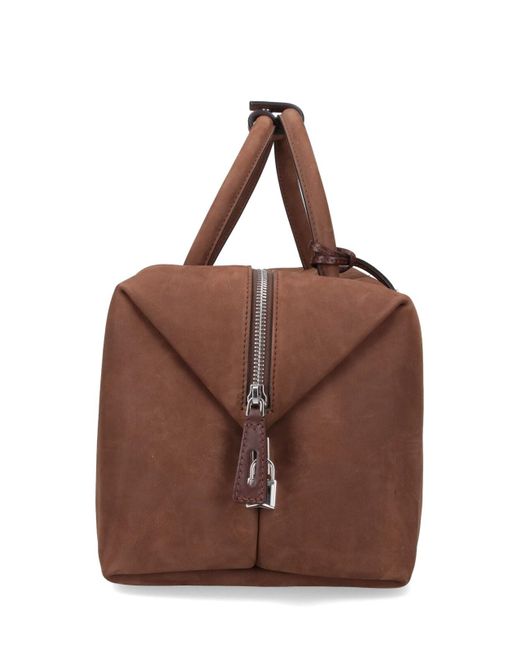 Max Mara Brown Suede Holdall Medium Bag