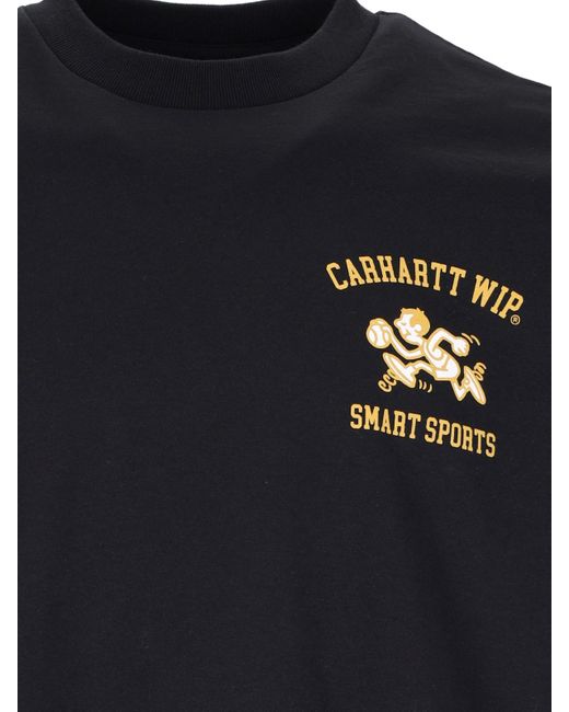 T-Shirt "S/S Smart Sports" di Carhartt in Black