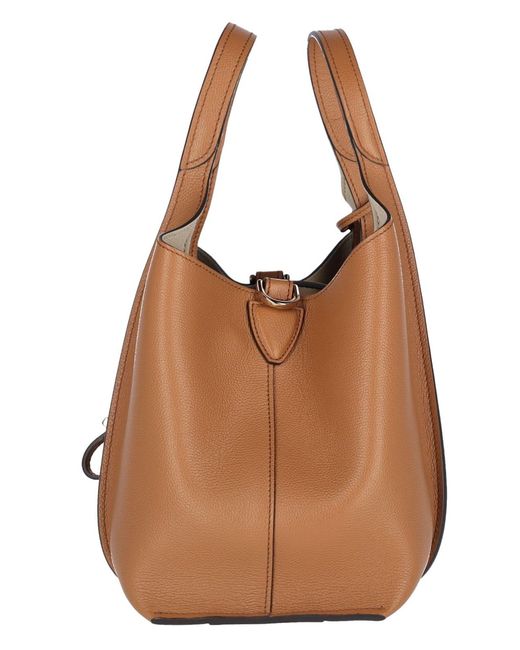 Borsa Mini "T-Timeless" di Tod's in Brown