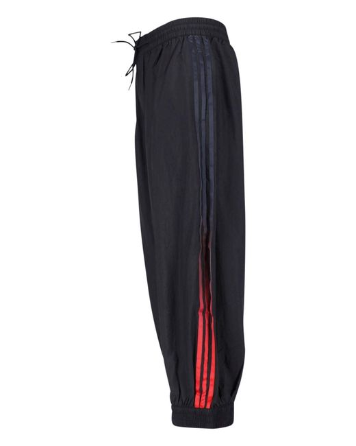Y-3 Blue Sweatpants "Gradient 3 Stripes" for men