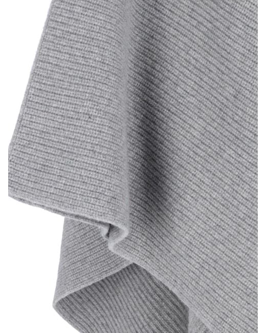 Mantella In Lana Vergine E Cashmere di Stella McCartney in Gray