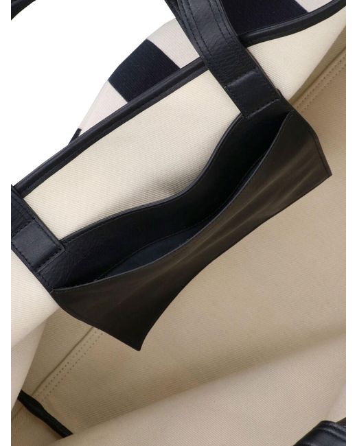 AMI Black Tote Bag De Coeur”