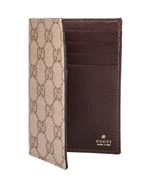 Gucci White Cardholder Essence Classic" for men