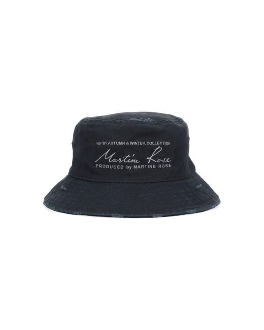Martine Rose Blue Logo Hat for men