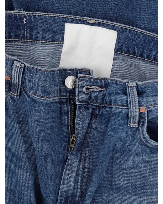 Mother Blue The Twister Sneak Jeans