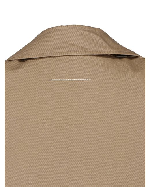 MM6 by Maison Margiela Natural Cloak Coat
