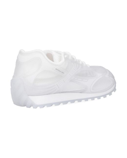 Bottega Veneta White "Orbit" Sneakers