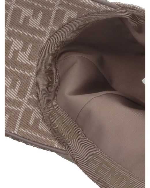 Fendi Natural Ff Baseball Cap