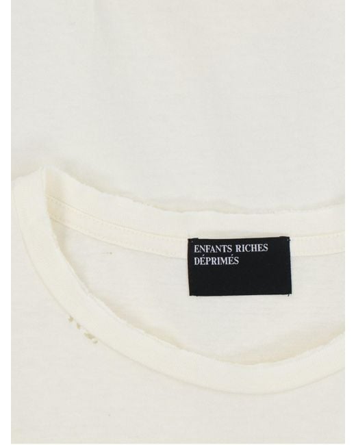 Enfants Riches Deprimes Logo T-shirt in White for Men | Lyst UK