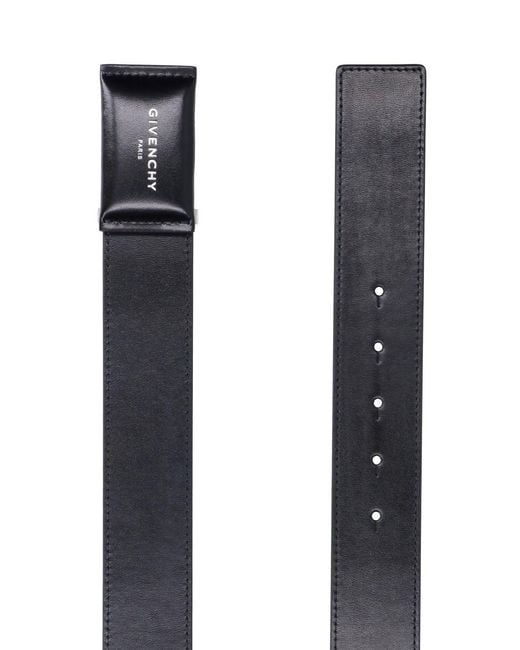 Givenchy Black 4 Cm Signature Buckle Belt for men