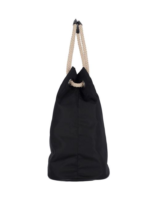 Borsa Tote Media "Mariner" di Prada in Black da Uomo