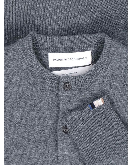 Extreme Cashmere Blue 'little 2' Cardigan