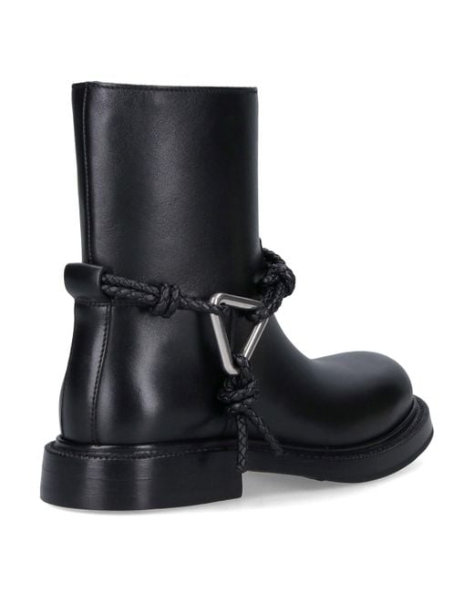 Bottega Veneta Black 'James' Ankle Boots