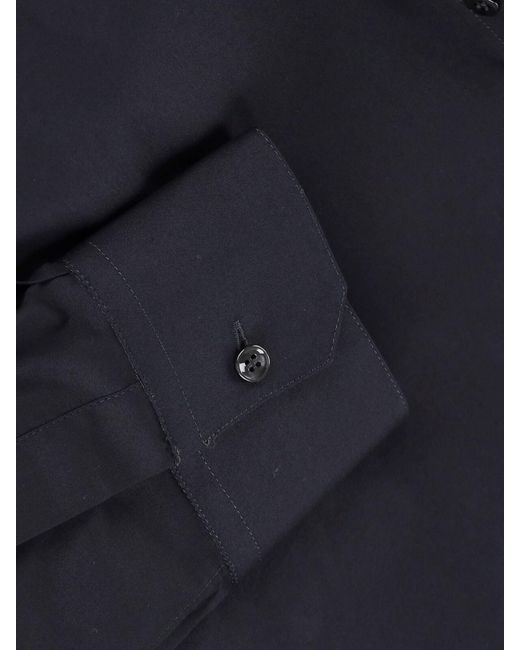Dolce & Gabbana Blue Cotton Shirt for men