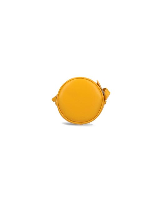 Courreges Orange "Reedition Circle" Mini Bag