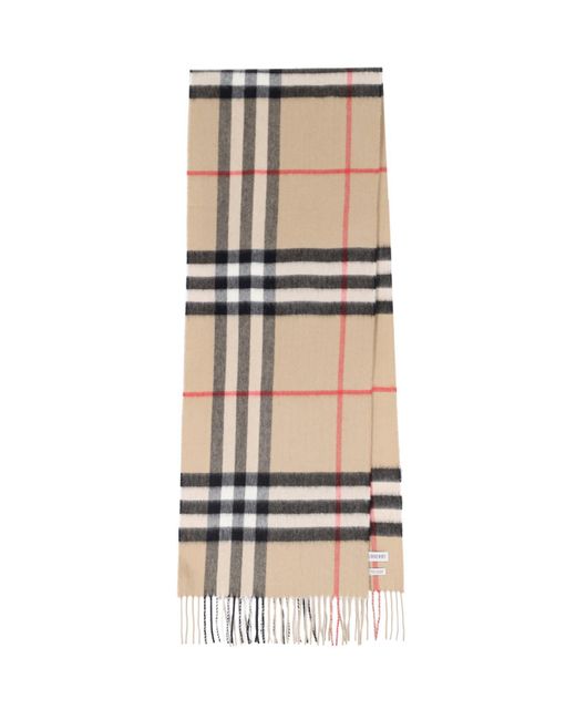 Burberry White Scarves And Foulards