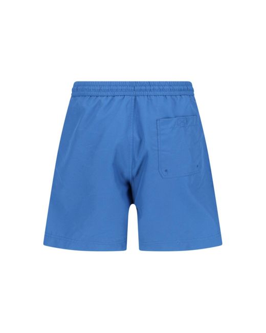 Carhartt Blue 'chase Swim Trunk' Swim Shorts for men