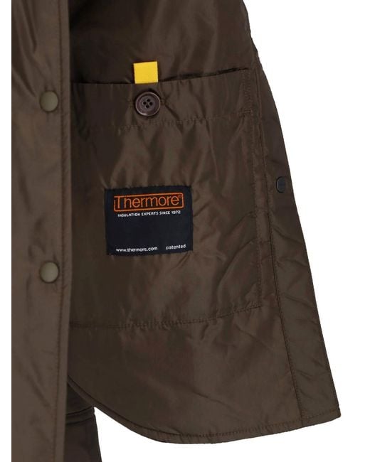 Aspesi Brown Technical Fabric Shirt