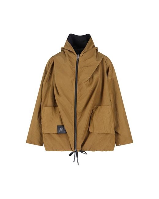KIMO NO-RAIN Brown Reversible Zip Jacket