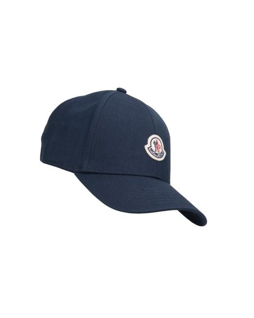 Cappello Baseball Logo di Moncler in Blue da Uomo