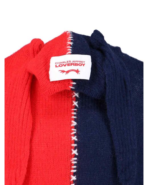 Charles Jeffrey Blue 'Roll Neck' Sweater for men