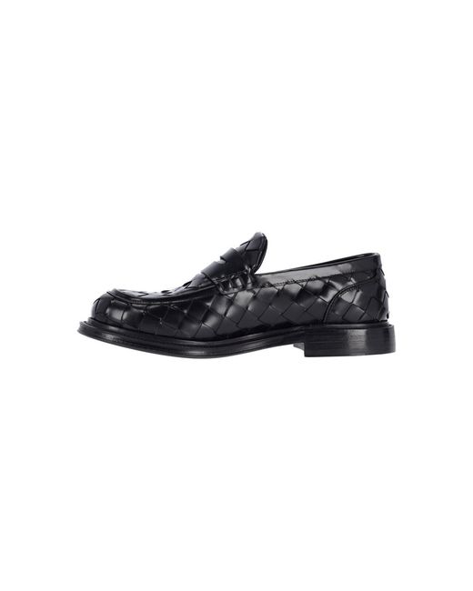 Bottega Veneta Black 'James' Loafers for men