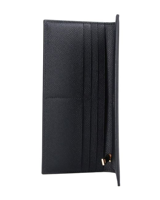 Ferragamo Black Calf Leather Wallet for men