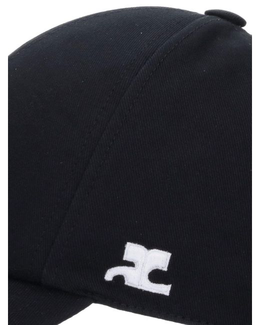 Cappello Baseball Logo di Courreges in Blue
