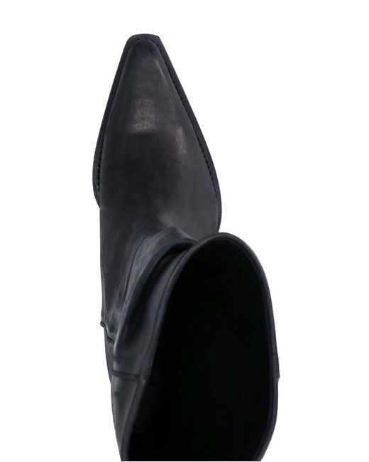 Khaite Black Boots Leather