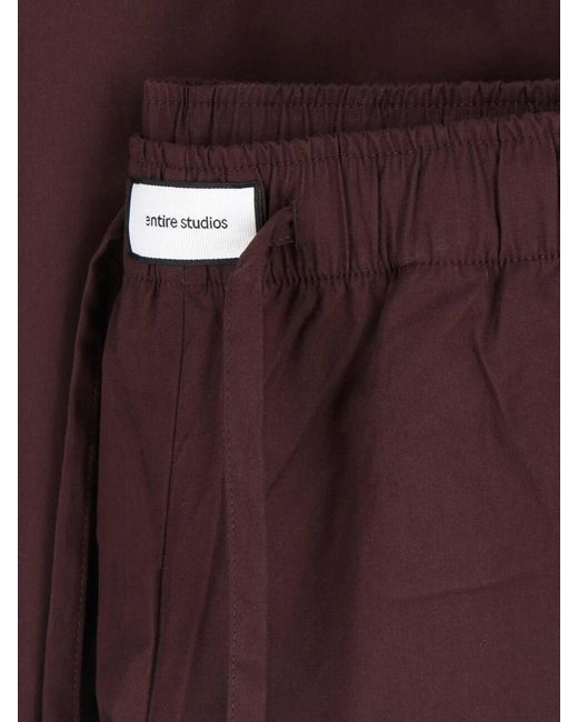 Entire studios Purple Wide Pants "Lounge"