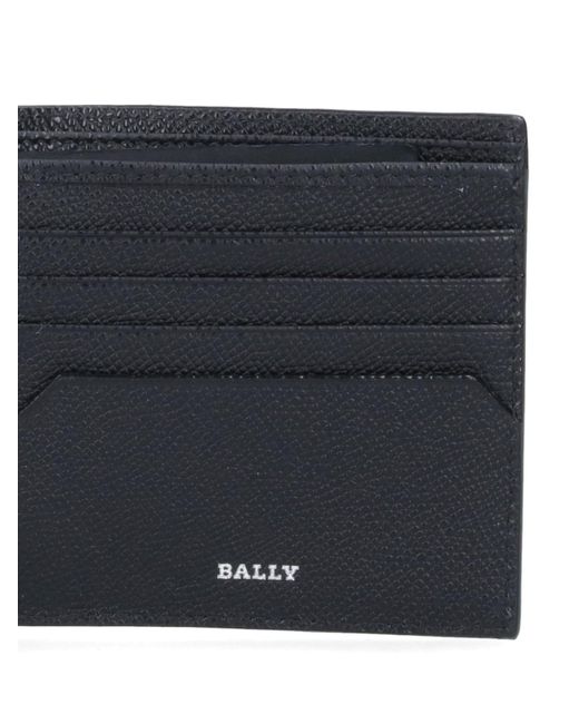 Portafoglio Logo di Bally in Black da Uomo