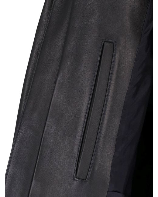 Maison Margiela Black Biker Jacket for men