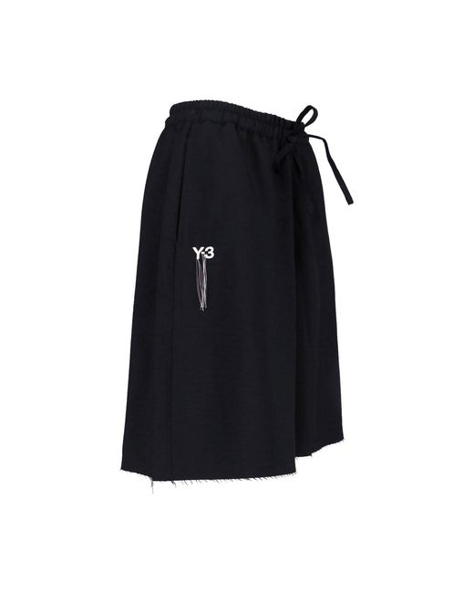 Y-3 Blue Sports Shorts