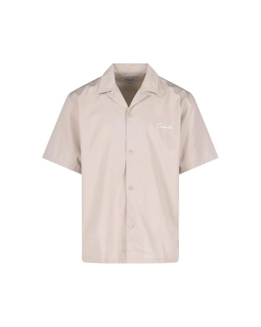 Carhartt Pink S/S Delray Shirt for men