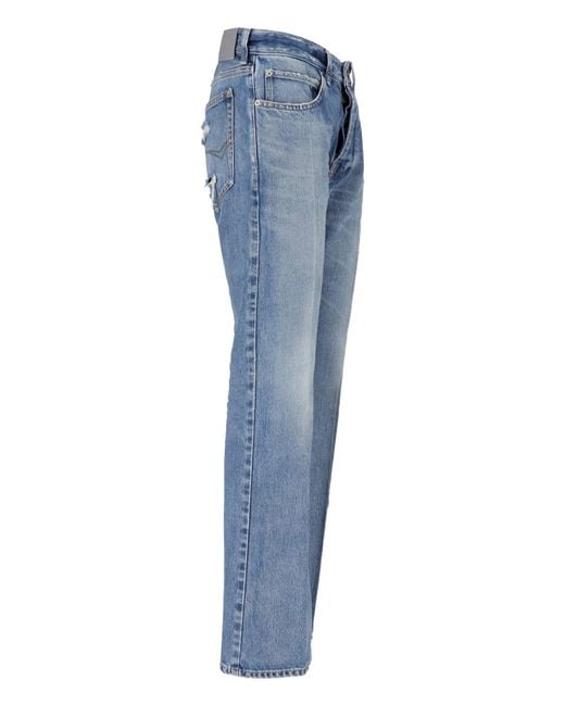 Balenciaga Blue Straight Jeans