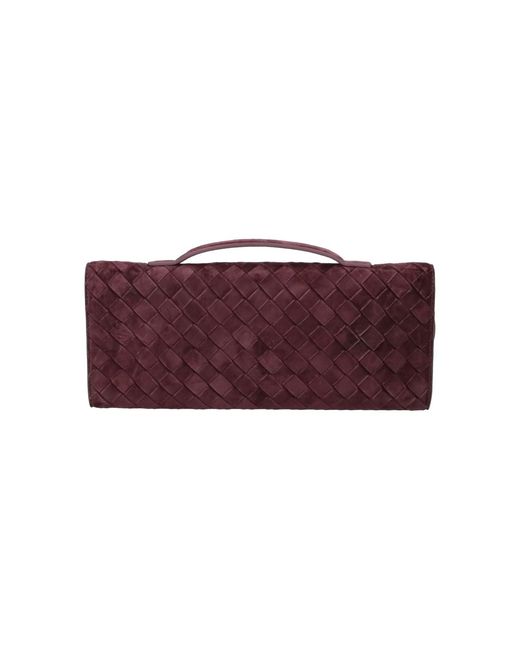 Bottega Veneta Purple Clutch "Andiamo"