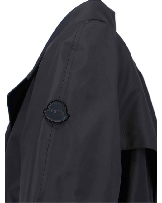 Moncler Genius Black X Ee72 By Edward Enninful Zake Trench Coat