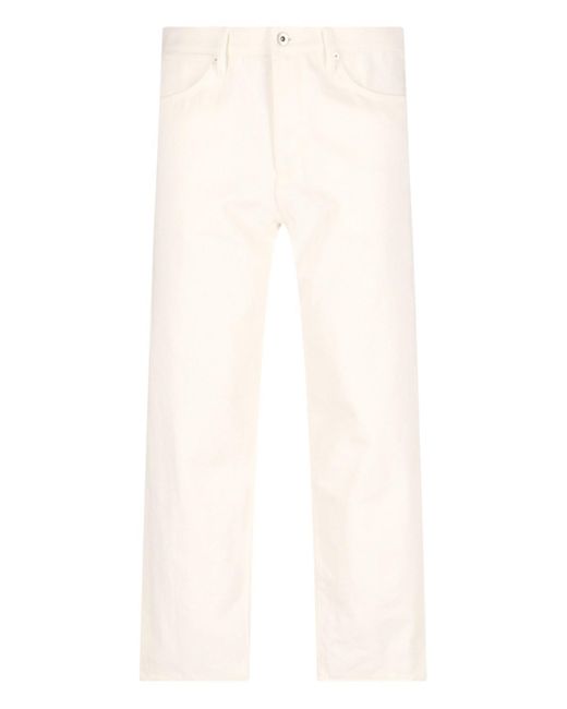 Jeans Dritti di Jil Sander in White da Uomo
