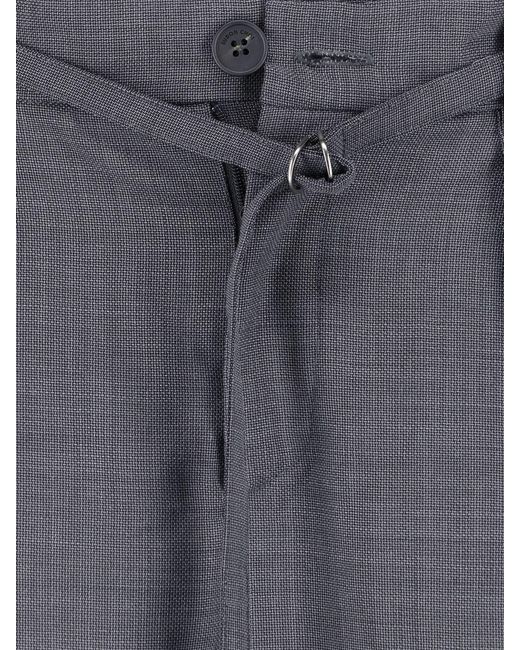 Eudon Choi Blue Tailored Pants