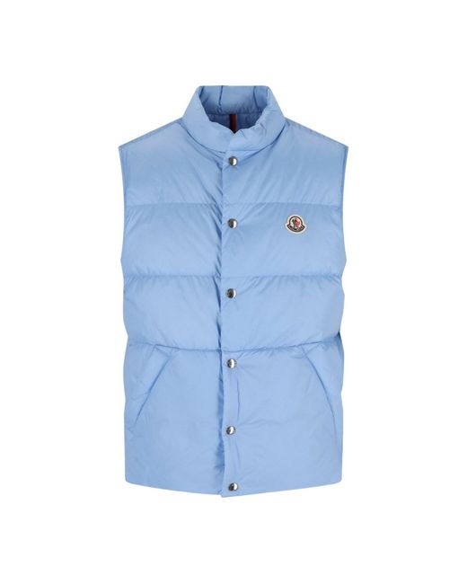 Moncler Blue Vest "Tuquerouye" for men