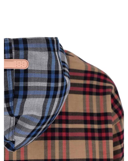 PDF Red Hooded Shirt for men