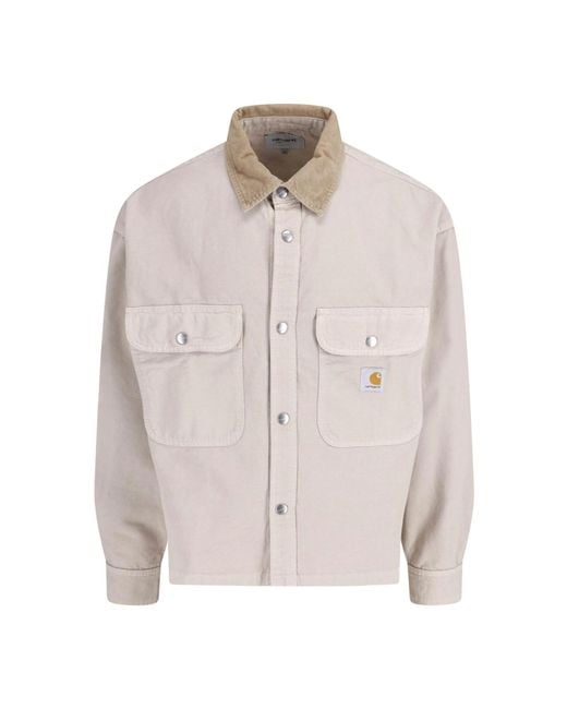 Carhartt Brown Jacket “Prescot” for men
