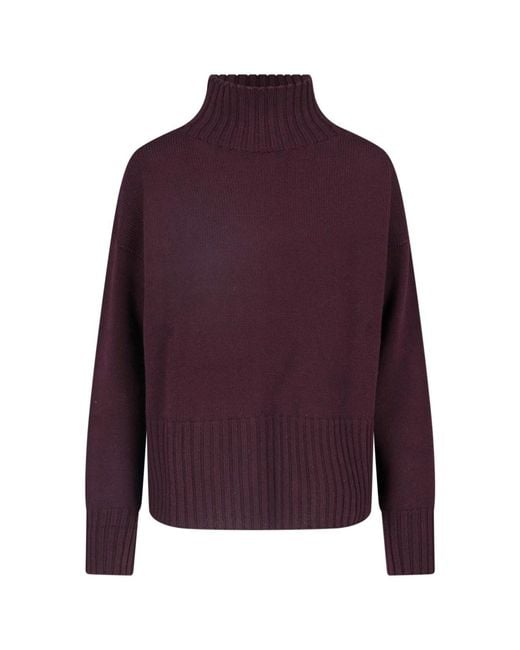 Drumohr Purple Merino Wool Sweater