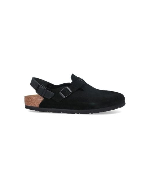 Birkenstock Black Flat Shoes